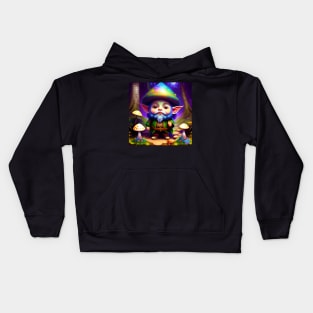 MUSHROOM GNOME Kids Hoodie